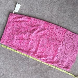 Rachel Parcell NWT pink lace skirt